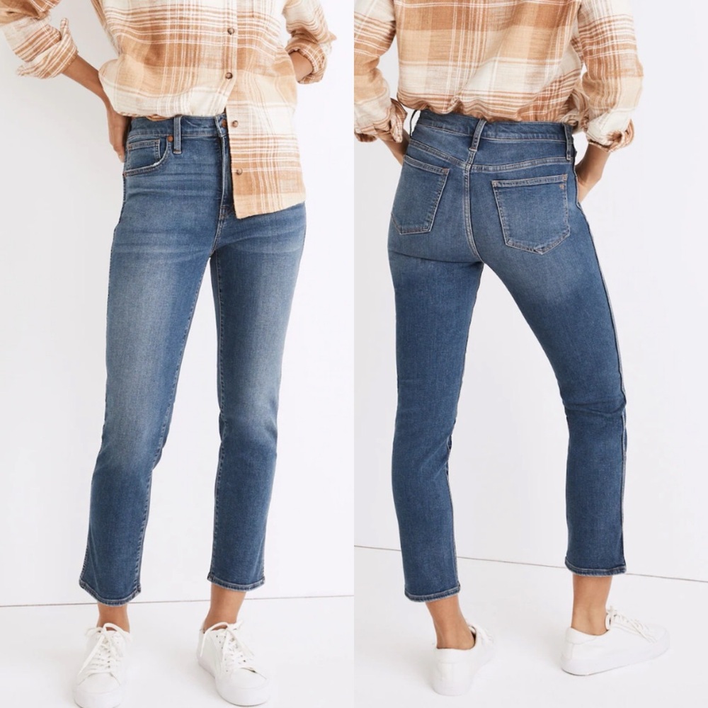 Madewell Stovepipe Jeans in Dearham Wash size 26 NC348